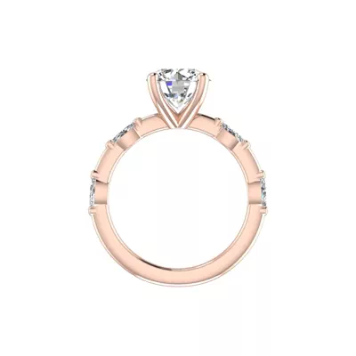 Navy Engagement Ring