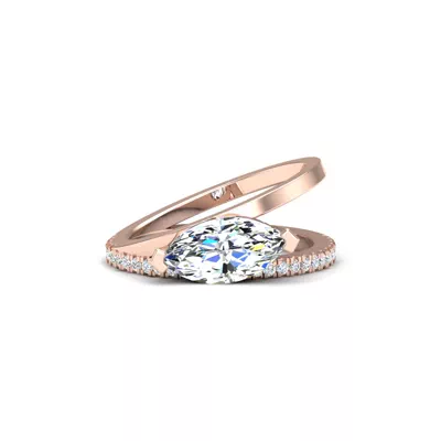 Hattie Split Band Engagement Ring