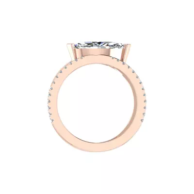 Hattie Split Band Engagement Ring