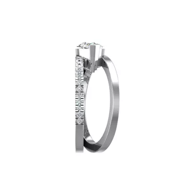 Hattie Split Band Engagement Ring