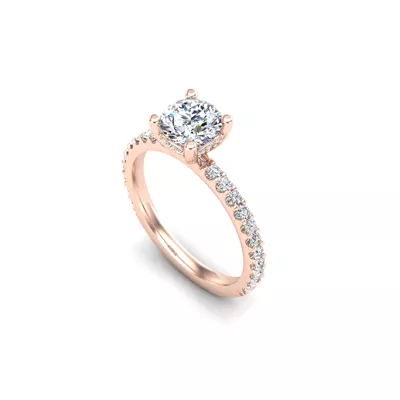 Kenzie Shared Prong Engagement Ring