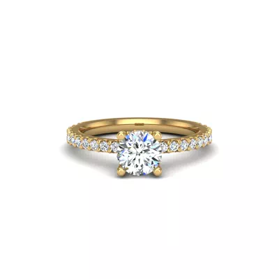 Kenzie Shared Prong Engagement Ring