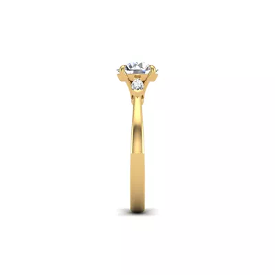 Dorothy Three-Stone Marquise Engagement Ring