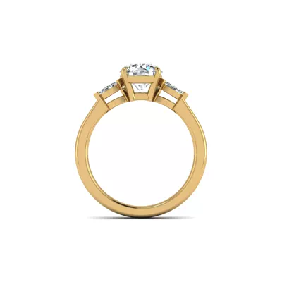 Dorothy Three-Stone Marquise Engagement Ring