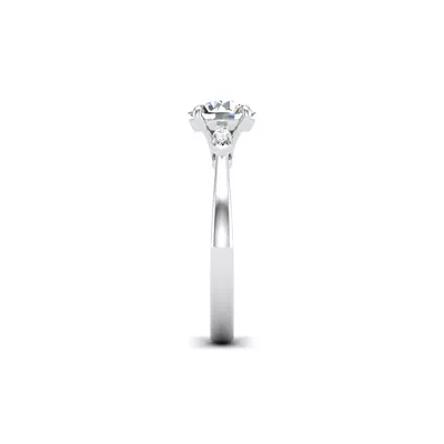 Dorothy Three-Stone Lab Marquise Engagement Ring