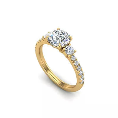 Eve Diamond Engagement Ring
