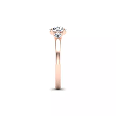 Oaklee 3 Stone Engagement Ring