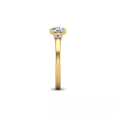 Oaklee 3 Stone Engagement Ring