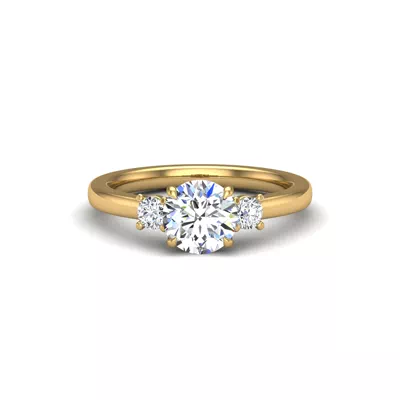 Oaklee 3 Stone Engagement Ring