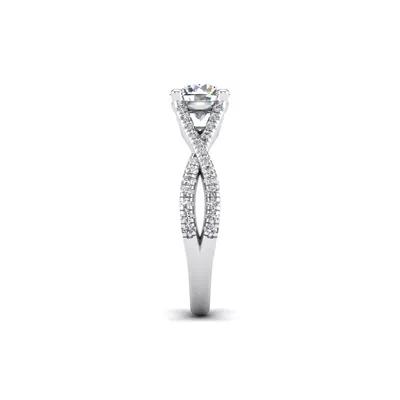 Averie Twist Shank Engagement Ring