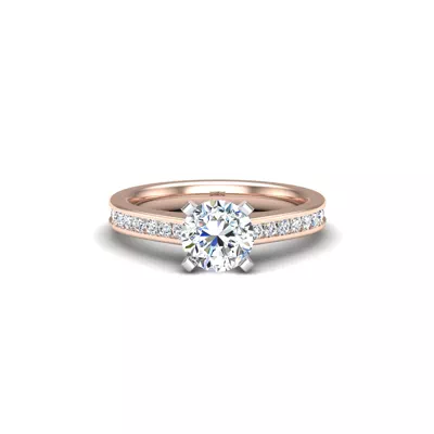 Lyra Channel Engagement Ring