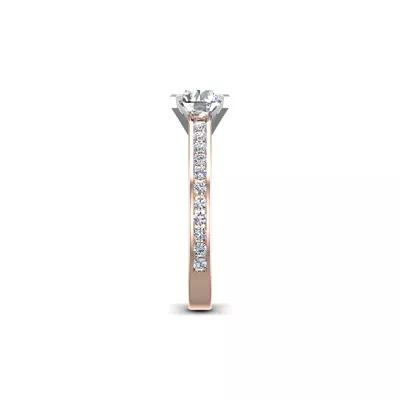 Lyra Channel Engagement Ring