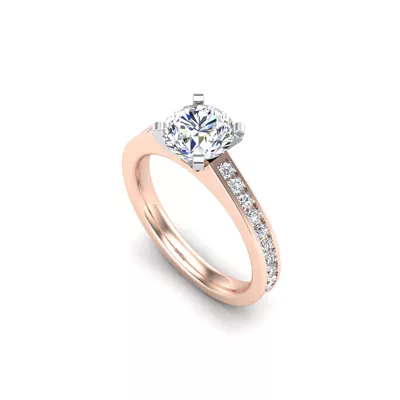 Lyra Channel Engagement Ring
