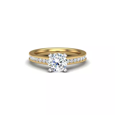 Lyra Channel Engagement Ring