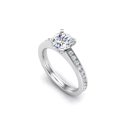 Lyra Channel Engagement Ring