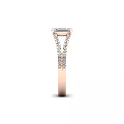 Edith Split Shank Engagement Ring