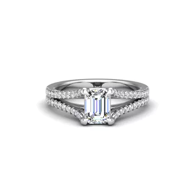 Edith Split Shank Engagement Ring