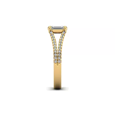 Edith Split Shank Engagement Ring