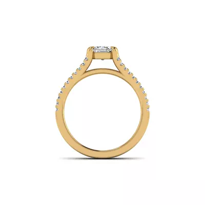 Edith Split Shank Engagement Ring