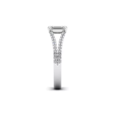 Edith Split Shank Engagement Ring