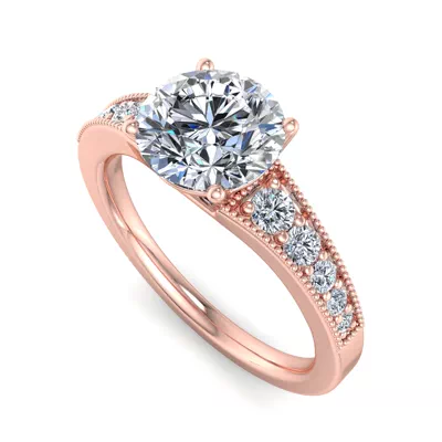 Xiamora Pave Engagement Ring