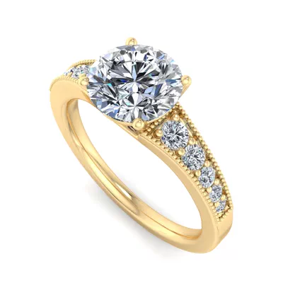 Xiamora Pave Engagement Ring