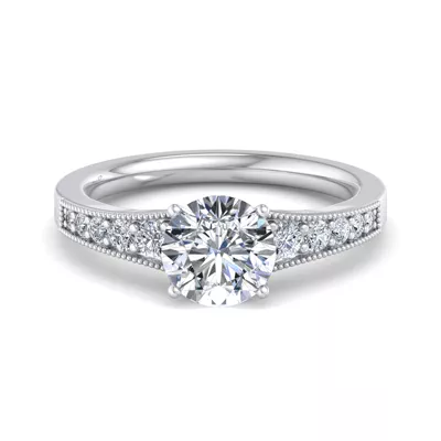 Xiamora Pave Engagement Ring