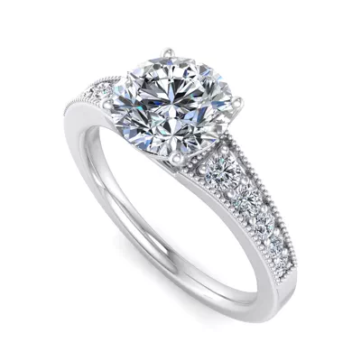Xiamora Pave Engagement Ring