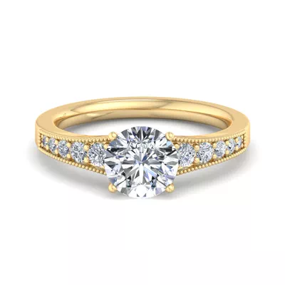 Xiamora Pave Engagement Ring