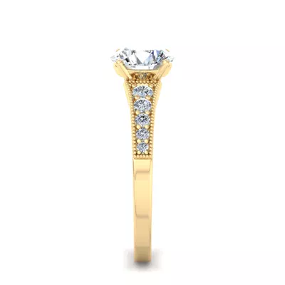 Xiamora Pave Engagement Ring