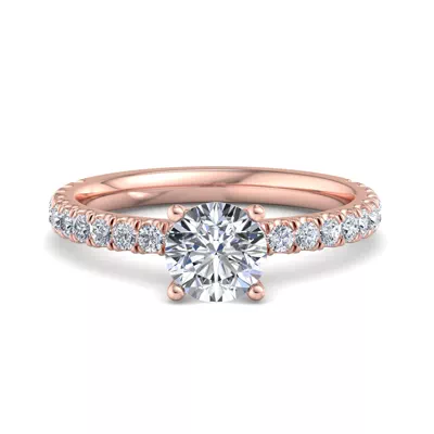 Elliot Pave Engagement Ring