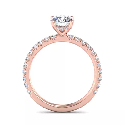 Elliot Pave Engagement Ring