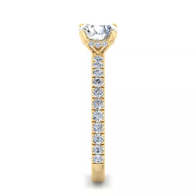 Elliot Pave Engagement Ring