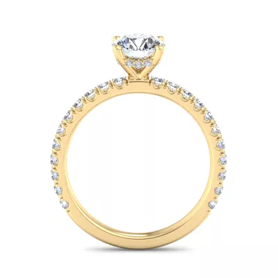 Elliot Pave Engagement Ring