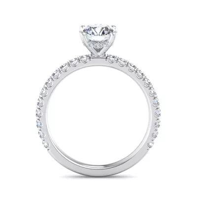 Elliot Pave Engagement Ring