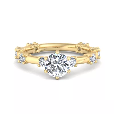 Alanna Spaced Diamond Engagement Ring