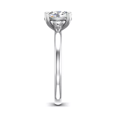 Cecilia Petite Three-Stone Engagement Ring