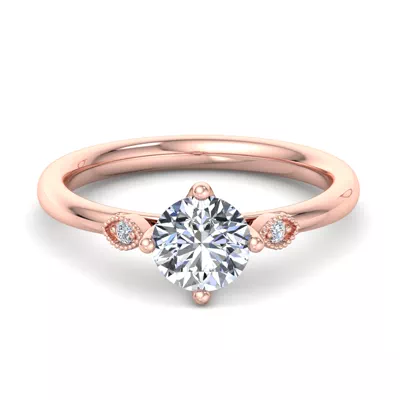 Jayleen U-Prong Three-Stone Engagement Ring