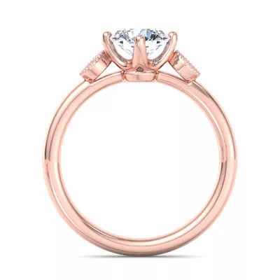 Jayleen U-Prong Three-Stone Engagement Ring