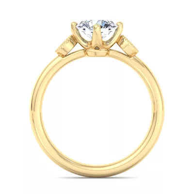 Jayleen U-Prong Three-Stone Engagement Ring
