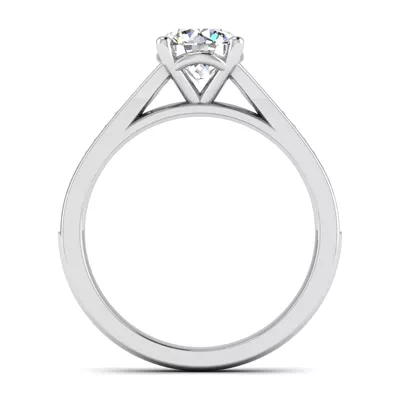 Meredith Beaded Engagement Ring