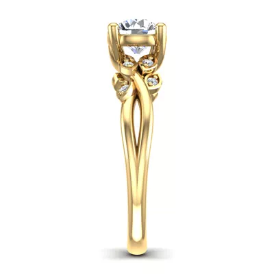 Oaklyn Split Shank Vine Engagement Ring
