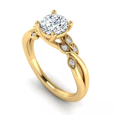 Oaklyn Split Shank Vine Engagement Ring