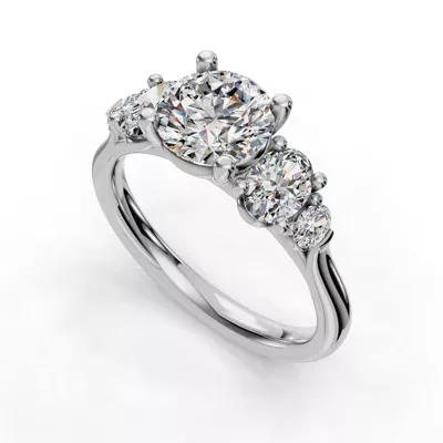 Elowen Five-Stone Engagement Ring