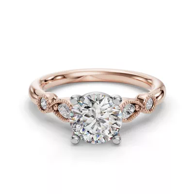Anisette Milgrain Engagement Ring
