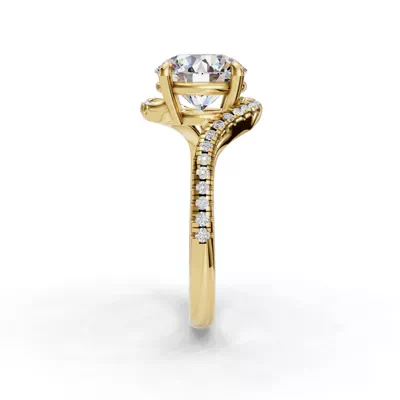 Spira Pavé Spiral Engagement Ring