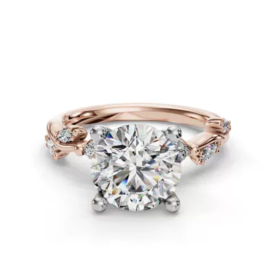Florayne Vine Diamond Engagement Ring