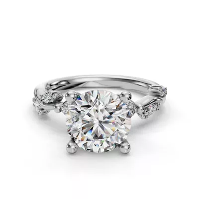Florayne Vine Diamond Engagement Ring