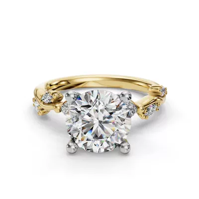 Florayne Vine Diamond Engagement Ring