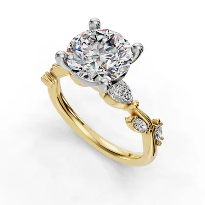 Florayne Vine Diamond Engagement Ring